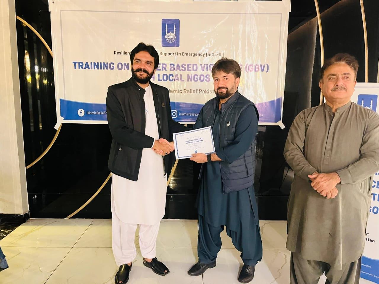 Staff complete Gender-Based Violence (GBV) training with Islamic Relief Pakistan