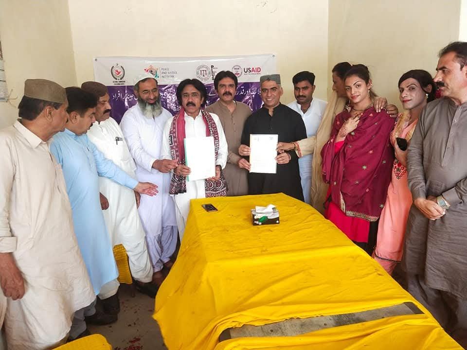 MOU signing with a partner organisation