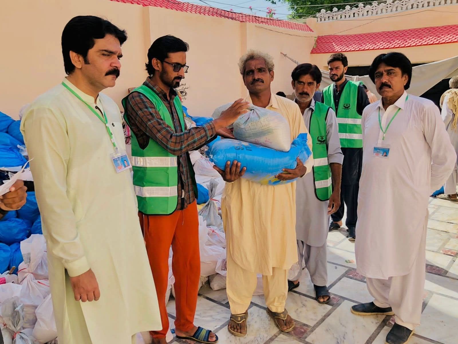 Ration distribution event at ZDO office